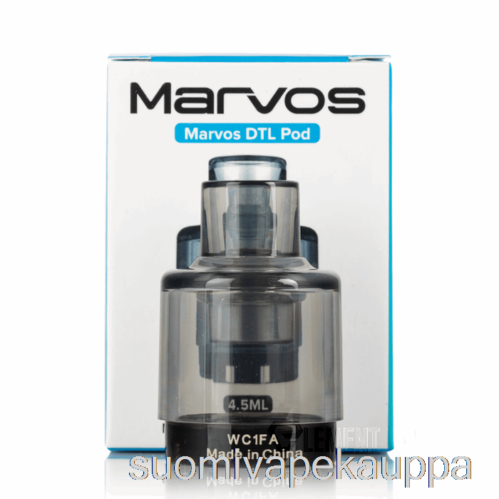 Vape Netistä Freemax Marvos T Vaihtokotelot 4.5ml Pctg Pods (musta)